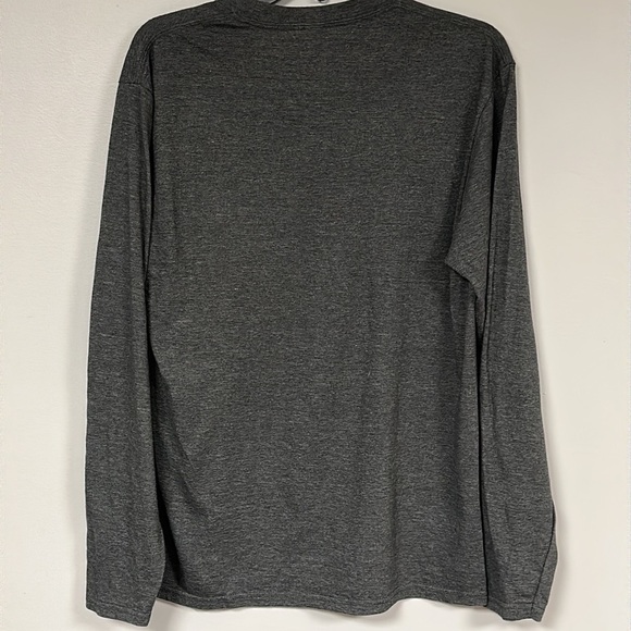 Port & Company men's Gray Long sleeve  Astronaut Helmet T-shirt, M, CHOOSE KIND - Picture 4 of 7